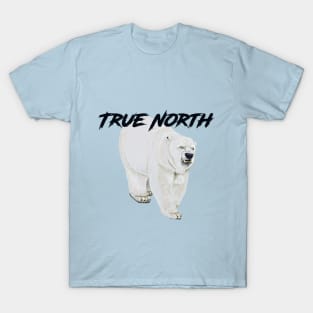 Angry Polar Bear in the True North T-Shirt